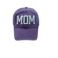 Women's Mama Simple Style Solid Color Patchwork Flat Eaves Baseball Cap sku image 21
