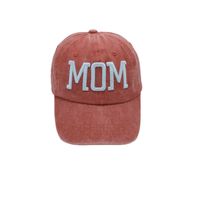 Women's Mama Simple Style Solid Color Patchwork Flat Eaves Baseball Cap sku image 17