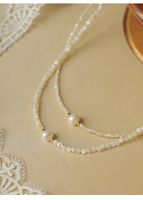 Simple Style Geometric Stainless Steel Freshwater Pearl Plating Necklace main image 6