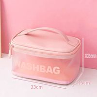 Pvc Pu Leather Letter Solid Color Casual sku image 2
