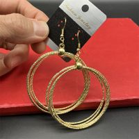 Exaggerated Round Alloy Plating Women's Earrings main image 1