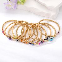 Casual Tropical Round Alloy Resin Beaded Women's Bracelets main image 5