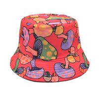 Unisex Cartoon Style Mushroom Wide Eaves Bucket Hat sku image 31