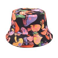 Unisex Cartoon Style Mushroom Wide Eaves Bucket Hat sku image 32