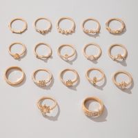 New 17-piece Bohemian Diamond Ring main image 4