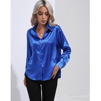 Women's Blouse Long Sleeve Blouses Patchwork Casual Solid Color main image 6