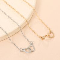 Wholesale Jewelry Simple Style Heart Shape Alloy 14k Gold Plated Anklet main image 4