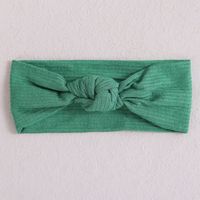 Classic Style Solid Color Polyester Rib Pom Poms Bowknot Hair Band sku image 11