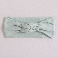 Classic Style Solid Color Polyester Rib Pom Poms Bowknot Hair Band sku image 20