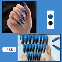 Sweet Simple Style Color Block Plastic Nail Patches 1 Set sku image 6