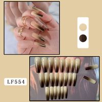 Sweet Simple Style Color Block Plastic Nail Patches 1 Set sku image 20
