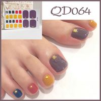 Sweet Simple Style Flower Stickers Nail Decoration Accessories 1 Piece sku image 3