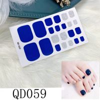 Décontractée Couleur Unie Autocollants Accessoires Pour Ongles 1 Pièce main image 1