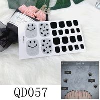 Casual Solid Color Stickers Nail Decoration Accessories 1 Piece sku image 17