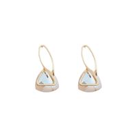1 Pair Simple Style Geometric Heart Shape Plating Copper Earrings main image 4