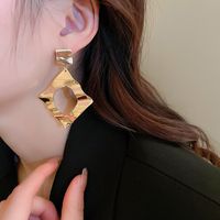 1 Pair Simple Style Geometric Heart Shape Plating Copper Earrings sku image 3