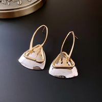 1 Pair Simple Style Geometric Heart Shape Plating Copper Earrings sku image 9