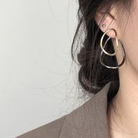 1 Pair Simple Style Geometric Heart Shape Plating Copper Earrings sku image 5
