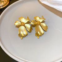 1 Pair Classical Water Droplets Flower Inlay Copper Artificial Gemstones Drop Earrings Ear Studs sku image 6
