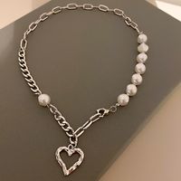 Elegant Lady Geometric Artificial Rhinestones Artificial Pearls Alloy Wholesale Pendant Necklace sku image 19