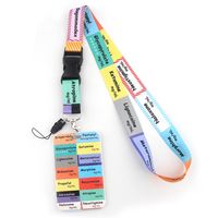 Foreign Trade Best-selling Doctor Mobile Phone Lanyard Card Cover School Card Student Id Card Meal Card Access Card Factory Card Work Permit Card Cover sku image 40