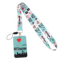 Foreign Trade Best-selling Doctor Mobile Phone Lanyard Card Cover School Card Student Id Card Meal Card Access Card Factory Card Work Permit Card Cover sku image 1