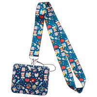 Foreign Trade Best-selling Doctor Mobile Phone Lanyard Card Cover School Card Student Id Card Meal Card Access Card Factory Card Work Permit Card Cover sku image 36