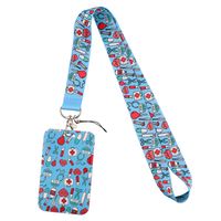 Foreign Trade Best-selling Doctor Mobile Phone Lanyard Card Cover School Card Student Id Card Meal Card Access Card Factory Card Work Permit Card Cover sku image 23