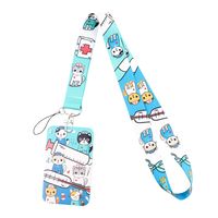 Foreign Trade Best-selling Doctor Mobile Phone Lanyard Card Cover School Card Student Id Card Meal Card Access Card Factory Card Work Permit Card Cover sku image 32