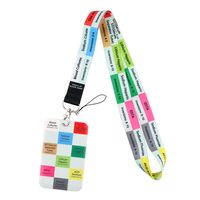 Foreign Trade Best-selling Doctor Mobile Phone Lanyard Card Cover School Card Student Id Card Meal Card Access Card Factory Card Work Permit Card Cover sku image 12