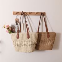 Women's Large All Seasons Straw Vintage Style Classic Style Straw Bag main image 1