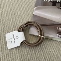 Casual Solid Color Cloth Hair Tie sku image 4