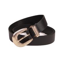Classic Style Solid Color Pu Leather Alloy Women's Leather Belts main image 4