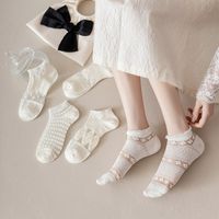 Women's Ins Style Solid Color Cotton Ankle Socks A Pair main image 5