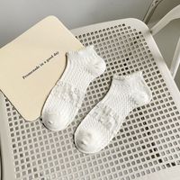 Women's Ins Style Solid Color Cotton Ankle Socks A Pair sku image 3