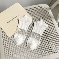 Women's Ins Style Solid Color Cotton Ankle Socks A Pair sku image 2