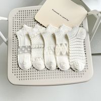 Women's Ins Style Solid Color Cotton Ankle Socks A Pair main image 1
