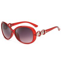 Punk Streetwear Solid Color Ac Oval Frame Full Frame Women's Sunglasses main image 4