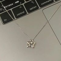 Simple Style Star Copper Inlay Zircon Pendant Necklace main image 6