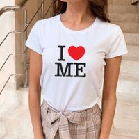 Femmes T-shirt Manche Courte T-shirts Impression Vêtement De Rue Lettre main image 4