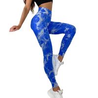 Sports Tie Dye Nylon Active Bottoms Leggings main image 3