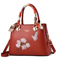 Women's All Seasons Pu Leather Elegant Classic Style Tote Bag sku image 3