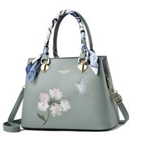 Women's All Seasons Pu Leather Elegant Classic Style Tote Bag sku image 5