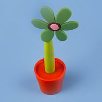 Advertising Set Creative Cute Simulation Cartoon Plant Sunflower Potted Student Learning Writing Stationery Ballpoint Pen sku image 1