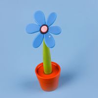 Advertising Set Creative Cute Simulation Cartoon Plant Sunflower Potted Student Learning Writing Stationery Ballpoint Pen sku image 2