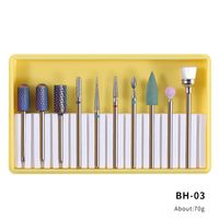 Classic Style Solid Color Tungsten Steel Nail Tools 1 Set sku image 4