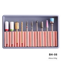 Classic Style Solid Color Tungsten Steel Nail Tools 1 Set sku image 8