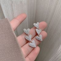 Fashion Flower Alloy Inlay Artificial Gemstones Pearl Women's Ear Studs 1 Pair sku image 10