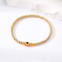 Casual Tropical Round Alloy Resin Beaded Women's Bracelets sku image 1