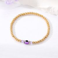 Casual Tropical Round Alloy Resin Beaded Women's Bracelets sku image 2